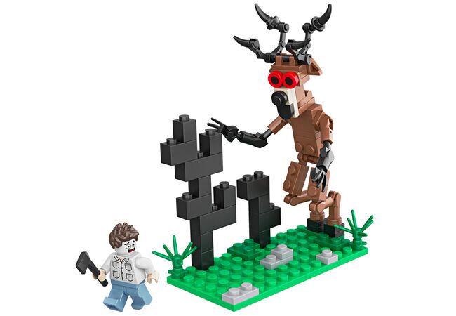 Олень с красными глазами конструктор (111 деталей) из 99 ночей в лесу Roblox