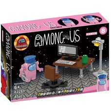 Розовый Among Us (47 деталей), конструктор - Конструкторы