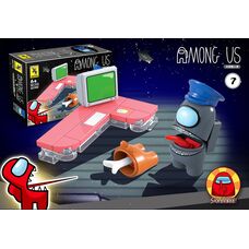 Серый Among Us (43 детали) «Контакт» конструктор - Конструкторы