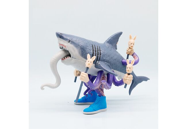 Shark Octopus Bunny Brainrot фігурка Брейнрот 10 см