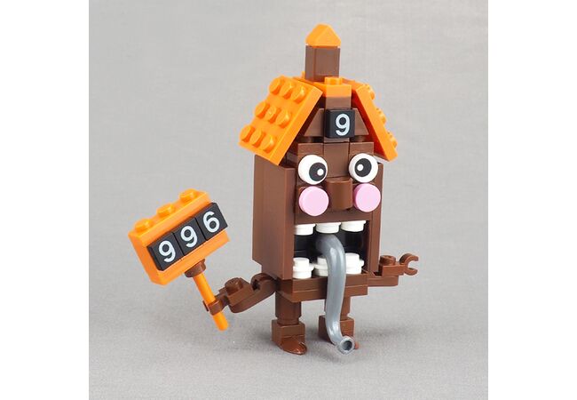 Esok Sekolah Number 9 House Брейнрот (ROBLOX Steal a Brainrot)  87 деталей