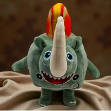 Rocket Rhino мягкая игрушка мем Brainrot
