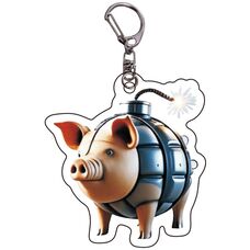 Свинино Бомбардино (Svinino Bombordino) брелок игрушка фигурка Brainrot