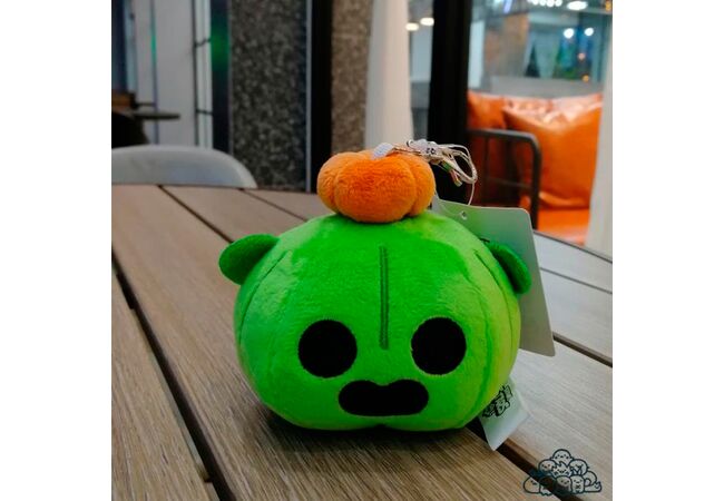 Спайк з Brawl Stars брелок с карабіном, м'яка іграшка