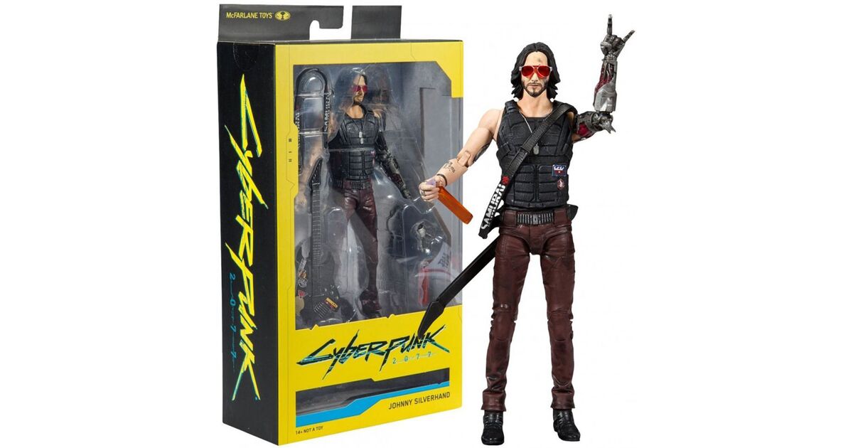 Фигурка Cyberpunk 2077: Джонни Сильверхенд (Johnny Silverhand) арт