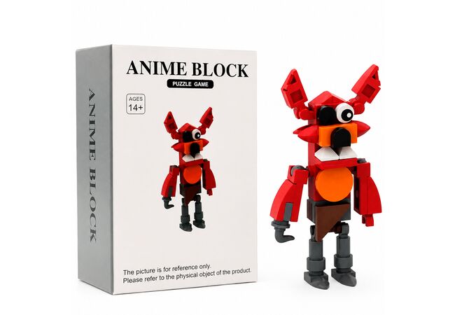 Фокси из игры ФНАФ конструктор 41 деталь