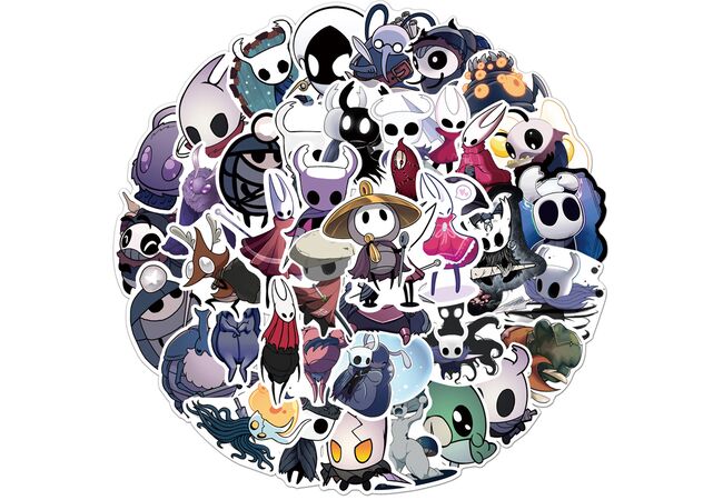Холлоу Найт (Hollow Knight) - 50 наклейок персонажів