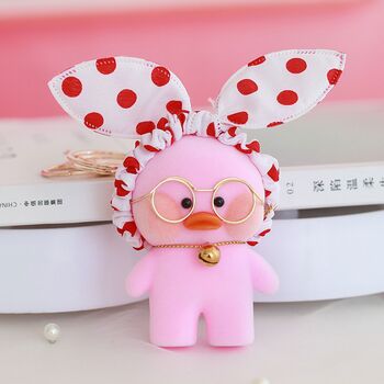 Мини утенок-брелок Lalafanfan Пикси, 10 см