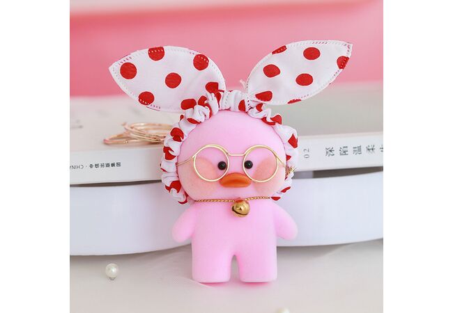 Мини утенок-брелок Lalafanfan Пикси, 10 см