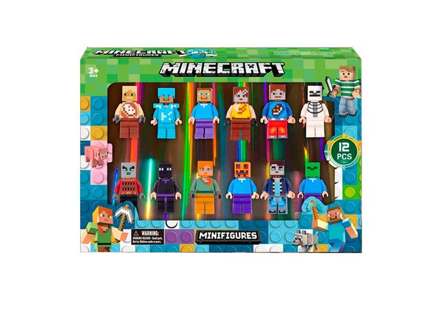 Игровые фигурки Майнкрафт для конструктора - 12 героев