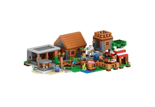 Конструктор (430 дет) Крипер Plains Village Село в Долині - My Wull (Minecraft)