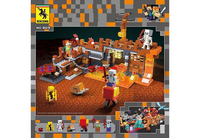 Конструктор (440 д) Фортеця Базальтові дельти - My Wull (Minecraft)