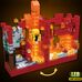 Громадный Светящийся LED конструктор (856 дет) Лава в Пещере - My Wull (Minecraft) Крипер, Фото 2