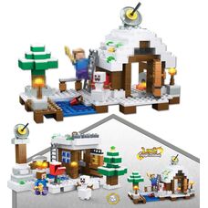 Набор 2 в 1: Полярная Арктическая Станция - конструктор 285 деталей My Wull (Minecraft Снежный Крипер) - Крипер из Майнкрафт