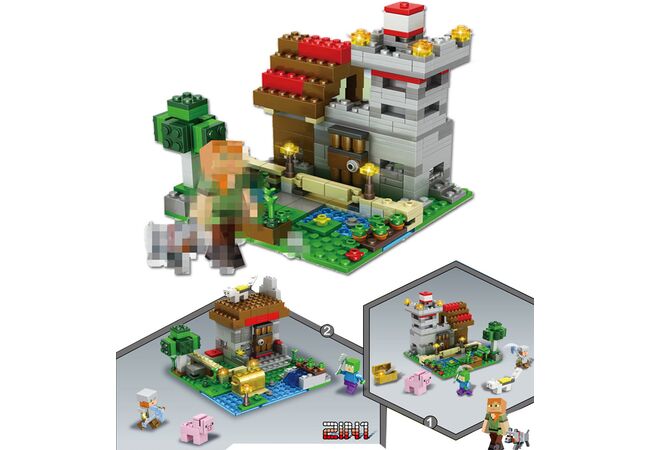 Набір 2 в 1: Бастіон - конструктор 381 деталь My Wull (Minecraft)