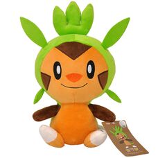 Покемон Чеспин (Chespin) мягкая игрушка, 30 см - Мягкие игрушки