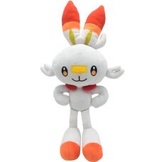 Покемон Скорбанни (Scorbunny) мягкая игрушка, 32 см