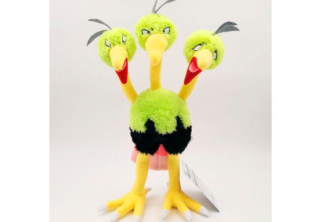 Покемон Додрио (Dodrio) мягкая игрушка, 30 см
