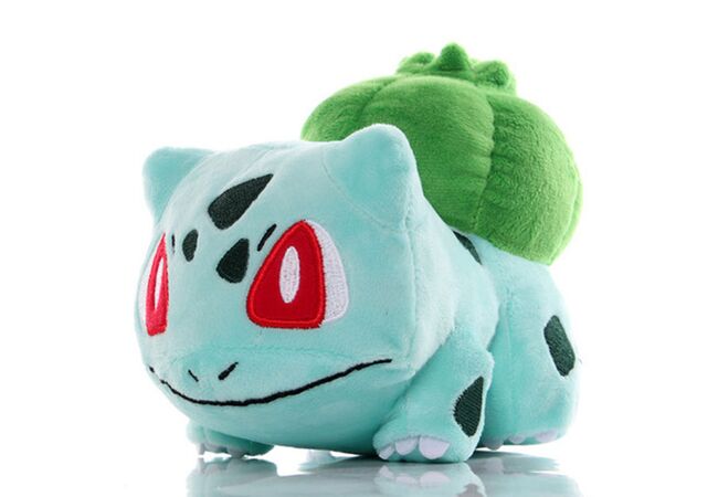 Покемон Бульбазавр (Bulbasaur) мягкая игрушка, 23 см