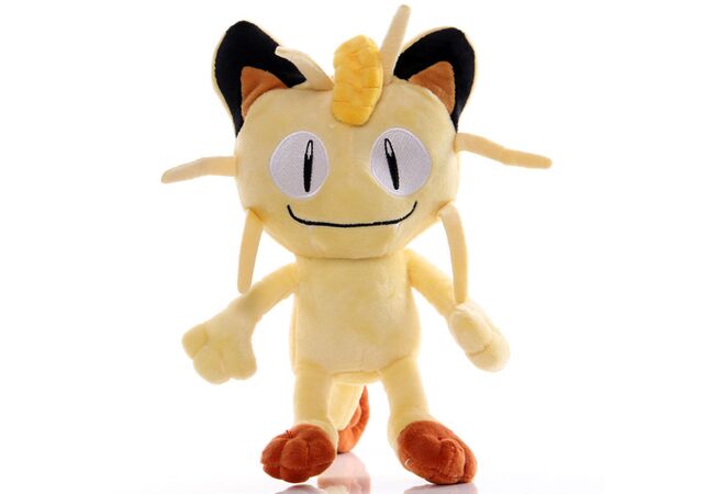 Покемон Мяут (Meowth) мягкая игрушка, 22 см
