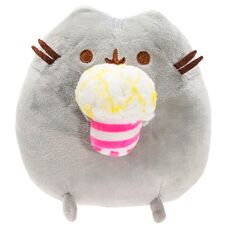 Пушин кет Pusheen cat з попкорном м'яка іграшка