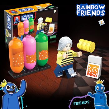 Rainbow Friends: Корм для Оранжевого 40 деталей