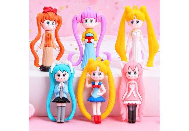 Игровые фигурки Сейлор Мун, 6 штук
