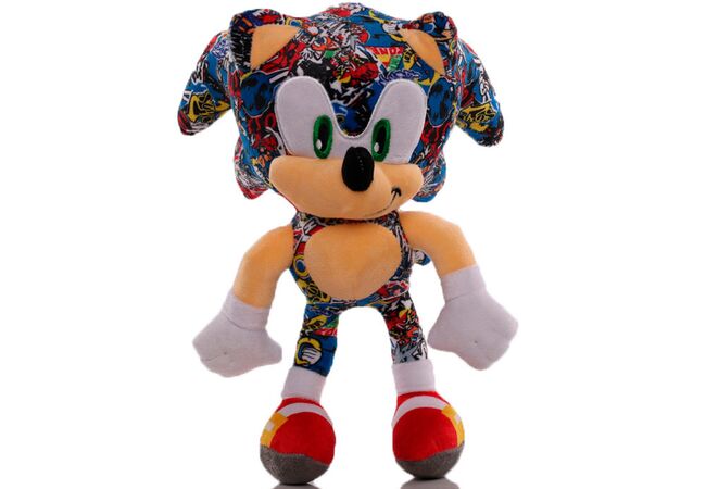 Сонік sticker bomb, м'яка іграшка із «Sonic the Hedgehog»