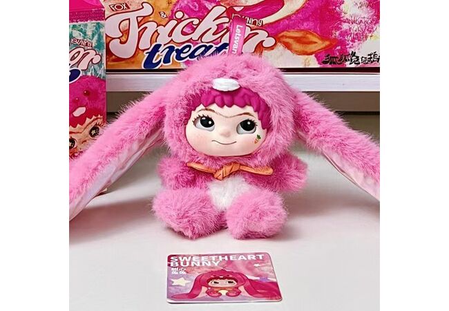 Лялька брелок Вакуку (WAKUKU) Sweetheart Bunny м'яка іграшка - 2 сезон