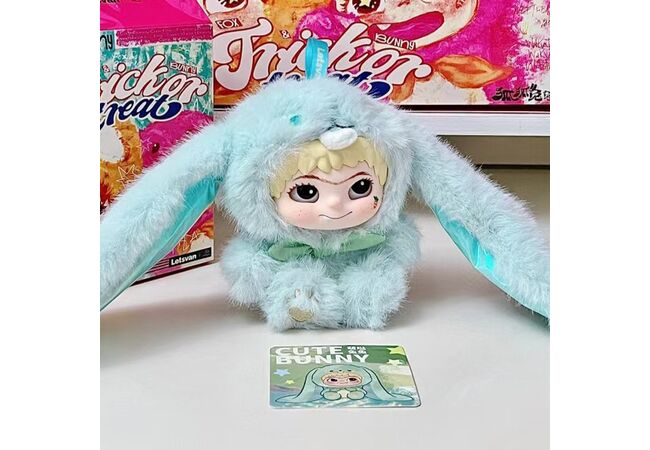 Лялька брелок Вакуку (WAKUKU) Cute Bunny м'яка іграшка - 2 сезон
