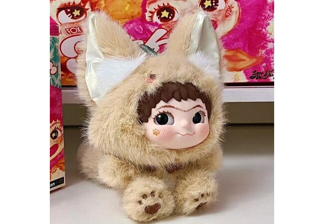 Лялька брелок Вакуку (WAKUKU) Sweetheart Fox м'яка іграшка - 2 сезон