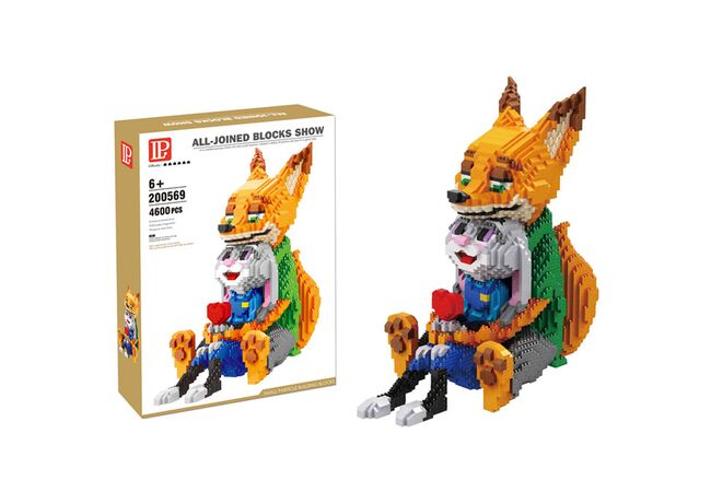 Конструктор Нік та Джуді Зоотрополіс (Zootopia, Zootropolis), 4600 деталей