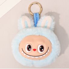 Лялька Лабубу Блакитна 4 сезон брелок м'яка іграшка