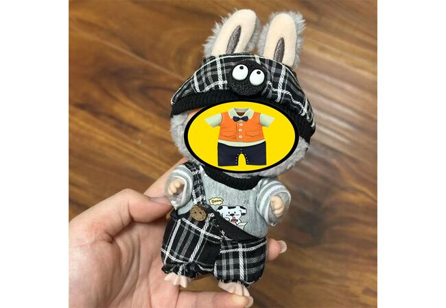 Одяг Лабубу (без ляльки та взуття) Чопстер для м'ягкої плюшевої іграшки Лабубу