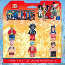 Игровые фигурки Ван Пис для конструктора - 6 героев