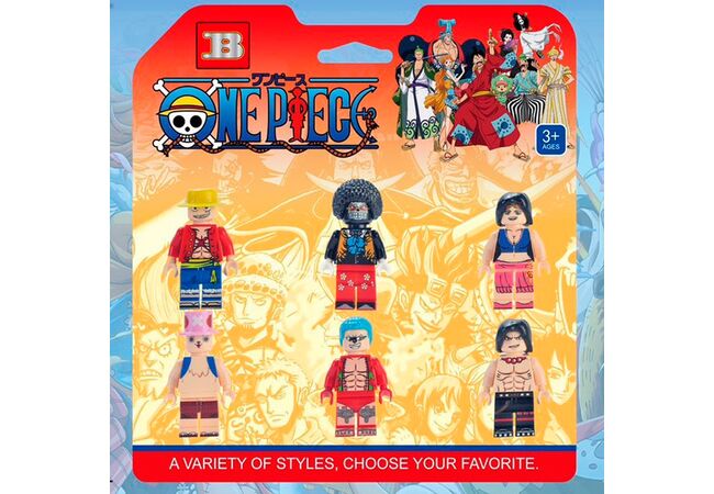 Игровые фигурки Ван Пис для конструктора - 6 героев