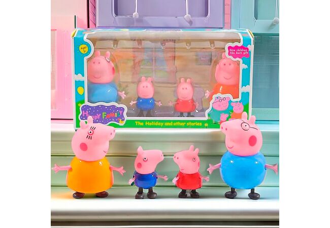 Свинка Пеппа 4 фигурки игровой набор