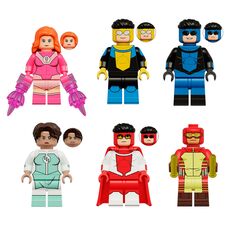 Набір фігурок Невразливий (підходять для конструктора) з Invincible