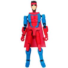 Марк Грейсон в красно-синем костюме Неуязвимый (Invincible) Сборная 3D модель 