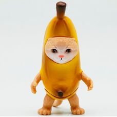 Банановый кот мем банан фигурка 7 см
