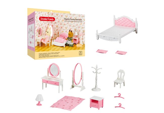 Набор Sylvanian Families аксессуары для спальни с кроватью (без зверят)
