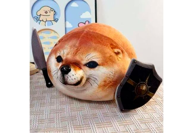 What the dog doing мягкая игрушка мем 35 см
