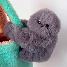 Mirumi Сова (Пухнастик) Ленивец интерактивная игрушка повторюшка, 1 шт - Герои мультфильмов