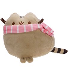 Пушин кет з шарфом Pusheen cat м'яка іграшка