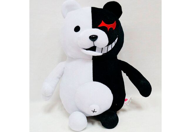 Мягкая игрушка медведь Монокума Черно-белый - мишка из аниме Danganronpa