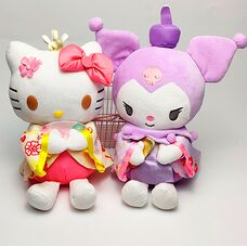 Велика лялька Куромі Hello Kitty, м'яка іграшка 28 см