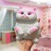 Гигантский Таба Сквиш Кошка Giant Pink Cat (18 см) - таба лапка антистресс 750 грамм, Фото 2