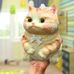 Гигантский Таба Сквиш Кошка Big Yellow Giant Cat (18 см) - таба лапка антистресс 750 грамм, Фото 2