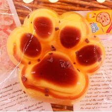 Ексклюзивна Roast Cat Paw Таба Лапка Карамель сквіш антистрес лапка котика