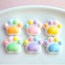 Пластикова міні таба лапка 2 см (6 шт)